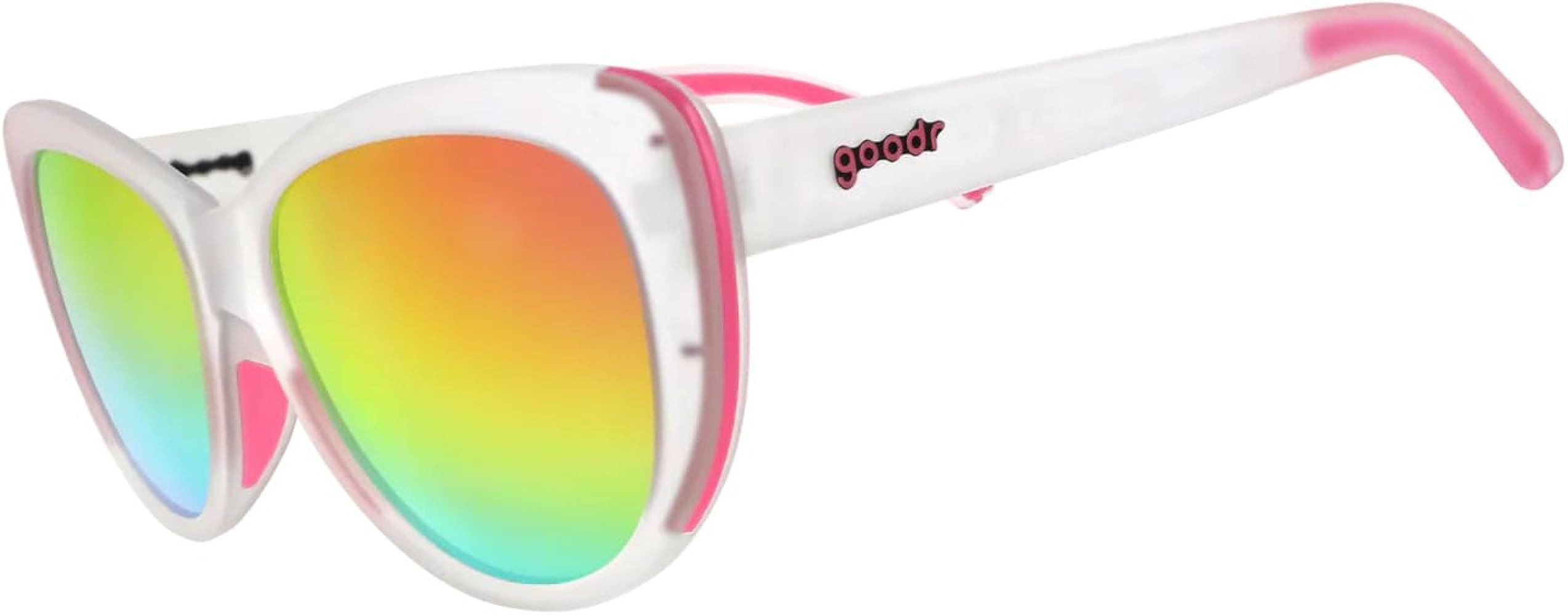 goodr Glam G Polarized Sunglasses Women \u2013 Medium Fit, Cat-Eye Frames, UV400, Gradient/Mirror... | Amazon (US)