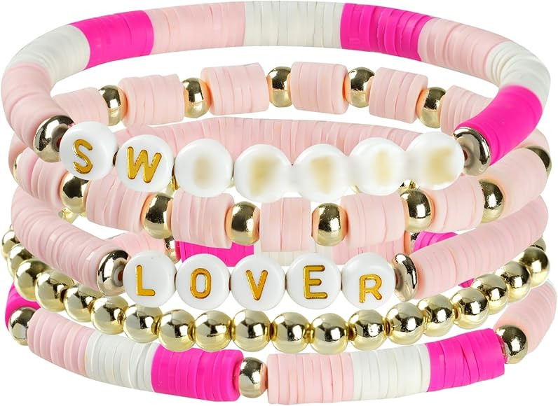 Qupzsen Taylor Friendship Bracelets, Singer Tour Eras Concert, TS Album Inspired Bracelets Set, S... | Amazon (US)