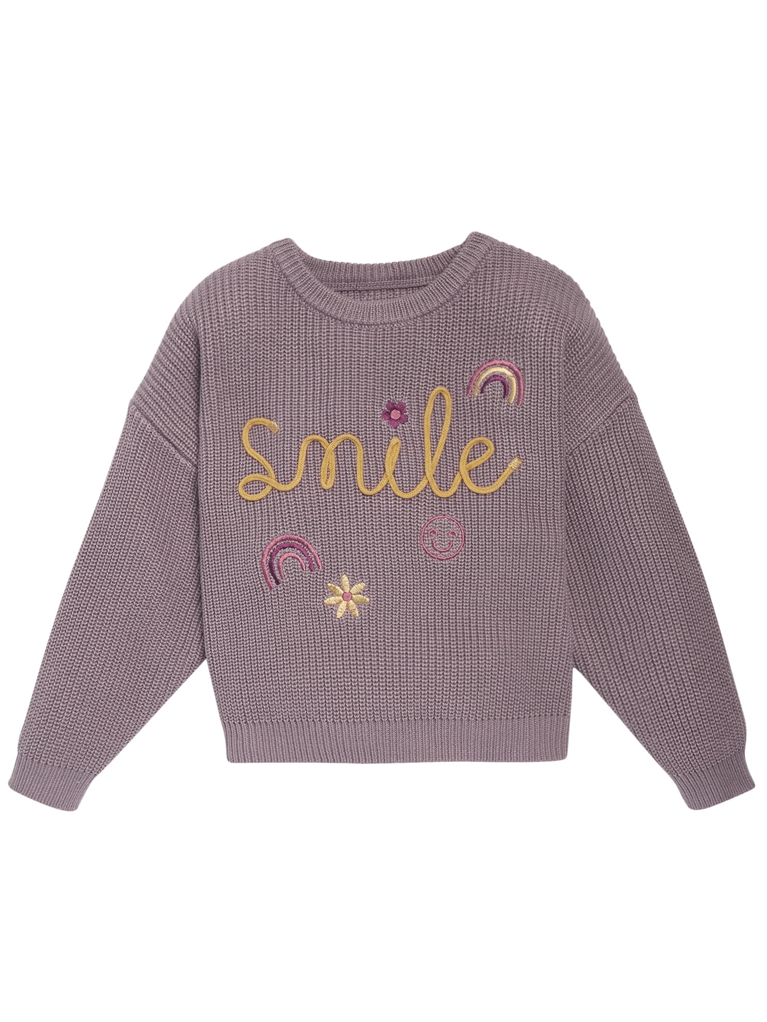 Modern Moments By Gerber Toddler Girl Sibling Matching Sweater, Sizes 12 Months - 5T | Walmart (US)