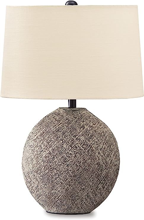 Signature Design by Ashley Harif Paper 26" Table Lamp withTextured Base, Beige | Amazon (US)