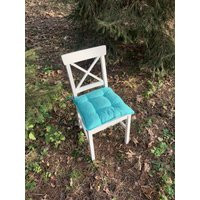 Chair Cushions Rainbow, Square Chair Seat Cushion, Cushion With Ties For Kitchen, Living Room Or Bedroom, Pad | Etsy (US)