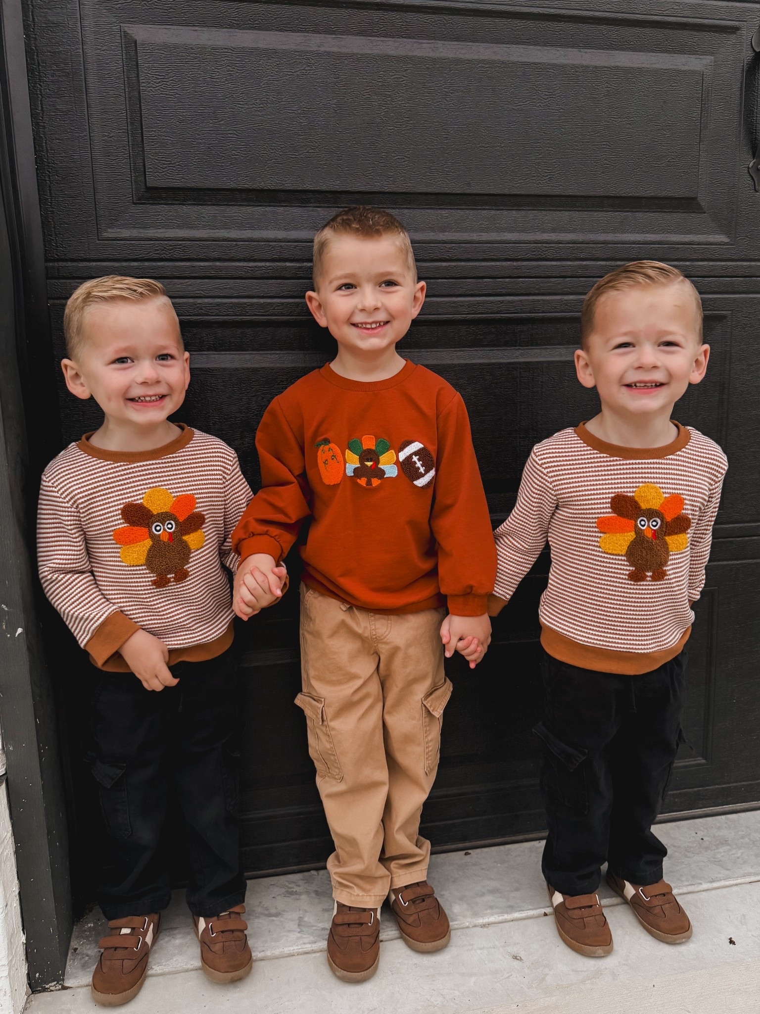 Last day of school before thanksgiving break! 🦃 these cute shirts are from Amazon! So cute and can get to you in time for thanksgiving day! Excited to get this holiday season started! #thanksgiving #turkey #toddlerboy #thanksgivingoutfit #holidayseason

#LTKFindsUnder50 #LTKHoliday #LTKKids
