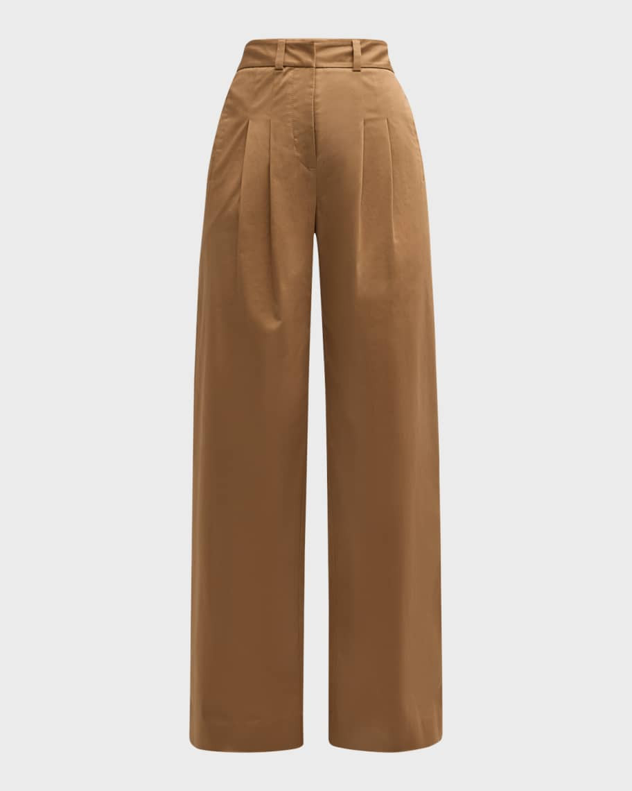 Veronica Beard Rennert Pleated Pants | Neiman Marcus