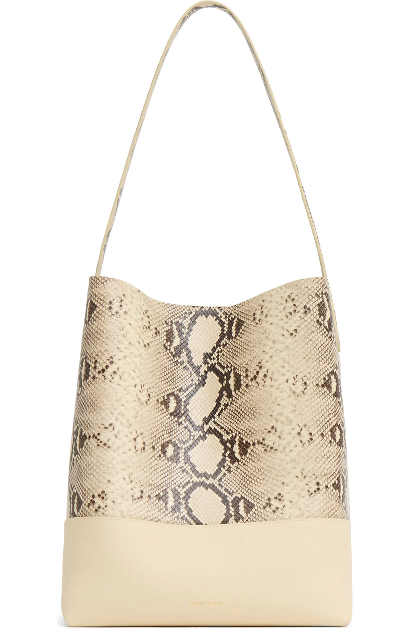 Mansur Gavriel Everyday Cabas Snakeskin Embossed Leather Tote | Nordstrom | Nordstrom