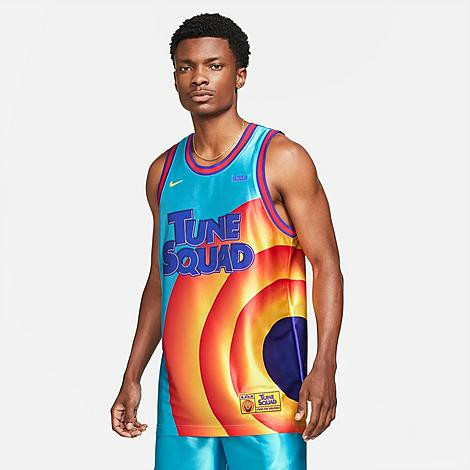 Nike Men's LeBron X Space Jam: A New Legacy Tune Squad Dri-FIT Basketball Jersey in Blue/Light Blue  | Finish Line (US)
