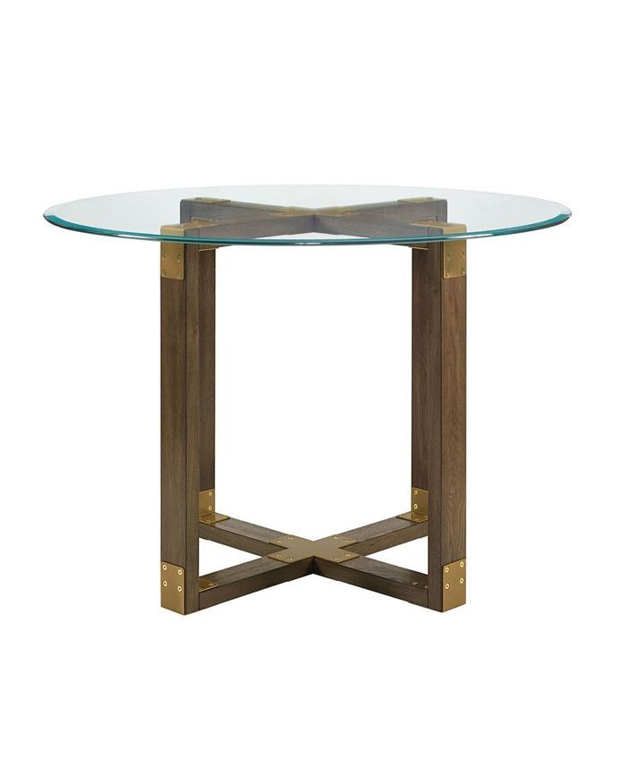 Dolly Glass Top Dining Table | Macys (US)