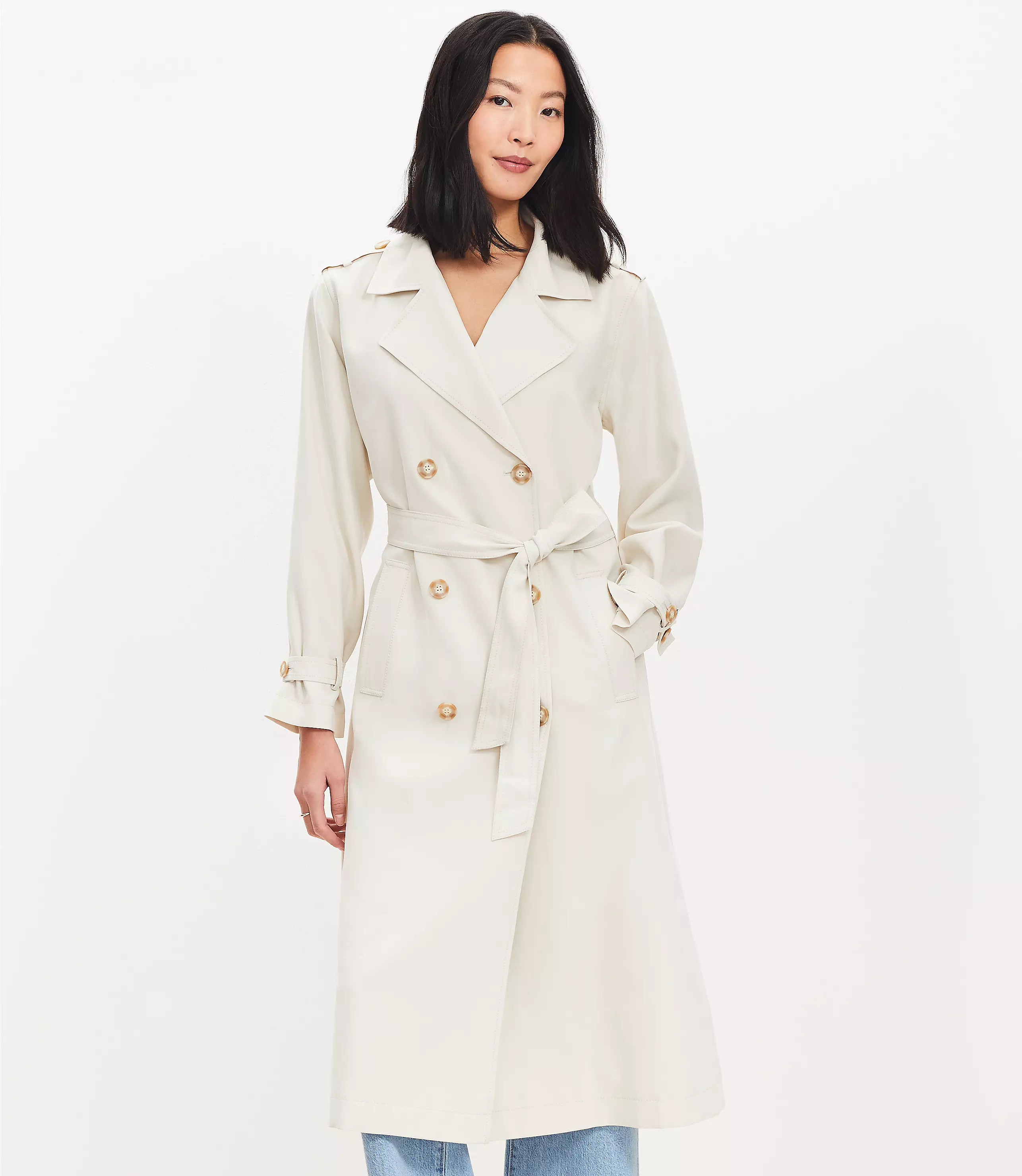 Fluid Trench Coat | LOFT