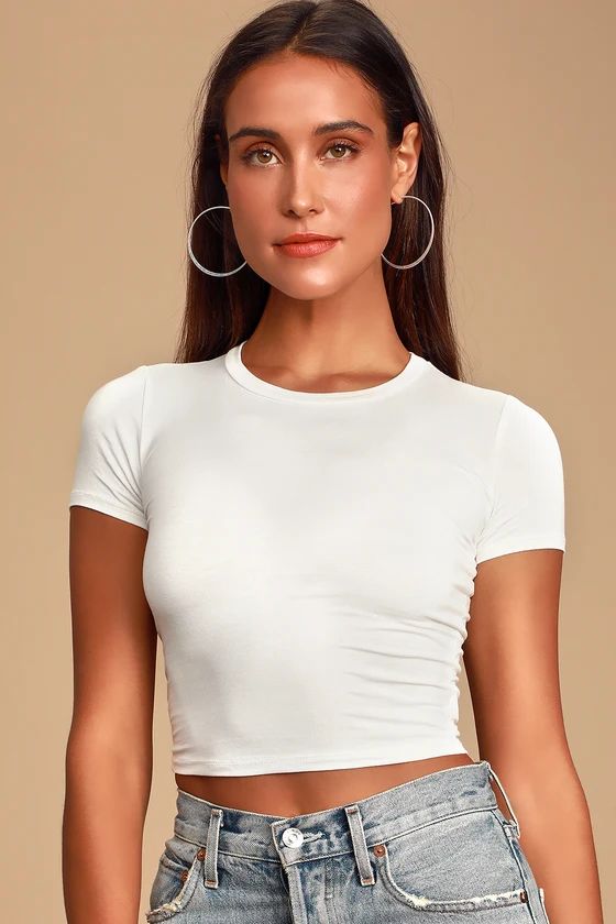 Gotta Have It White Crop Top | Lulus (US)