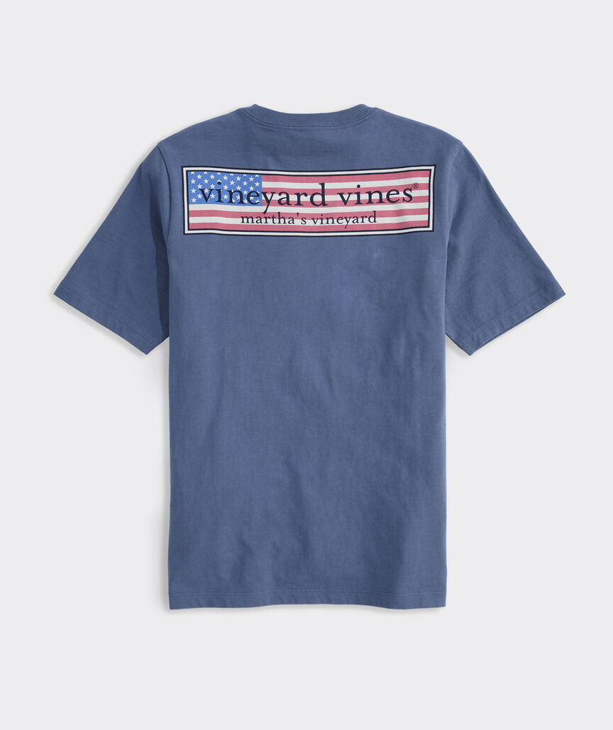 Boys' Classic USA Logo Box Short-Sleeve Pocket Tee | vineyard vines