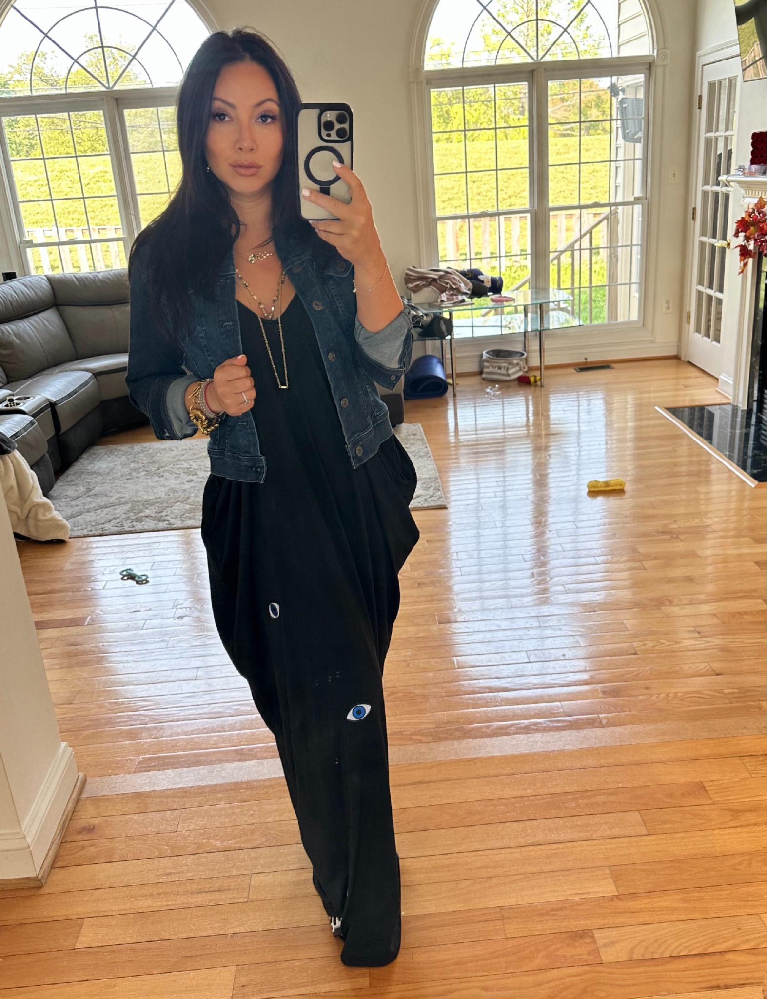 
👗✨ Making this dress uniquely mine by ironing on evil eye patches! 🧿🔮

I love adding a personal touch to my wardrobe, and these evil eye patches are the perfect way to do it. Not only do they look super chic, but they also bring a bit of good luck and protection. 💫✨

Transforming a simple black dress into a statement piece has never been more fun. Who else loves customizing their outfits? 

#DIYFashion #CustomStyle #EvilEye #Fashionista #WardrobeUpgrade #PersonalTouch #StyleInspo #GoodVibesOnly

---

#LTKFindsUnder50 #LTKMidsize #LTKFindsUnder100