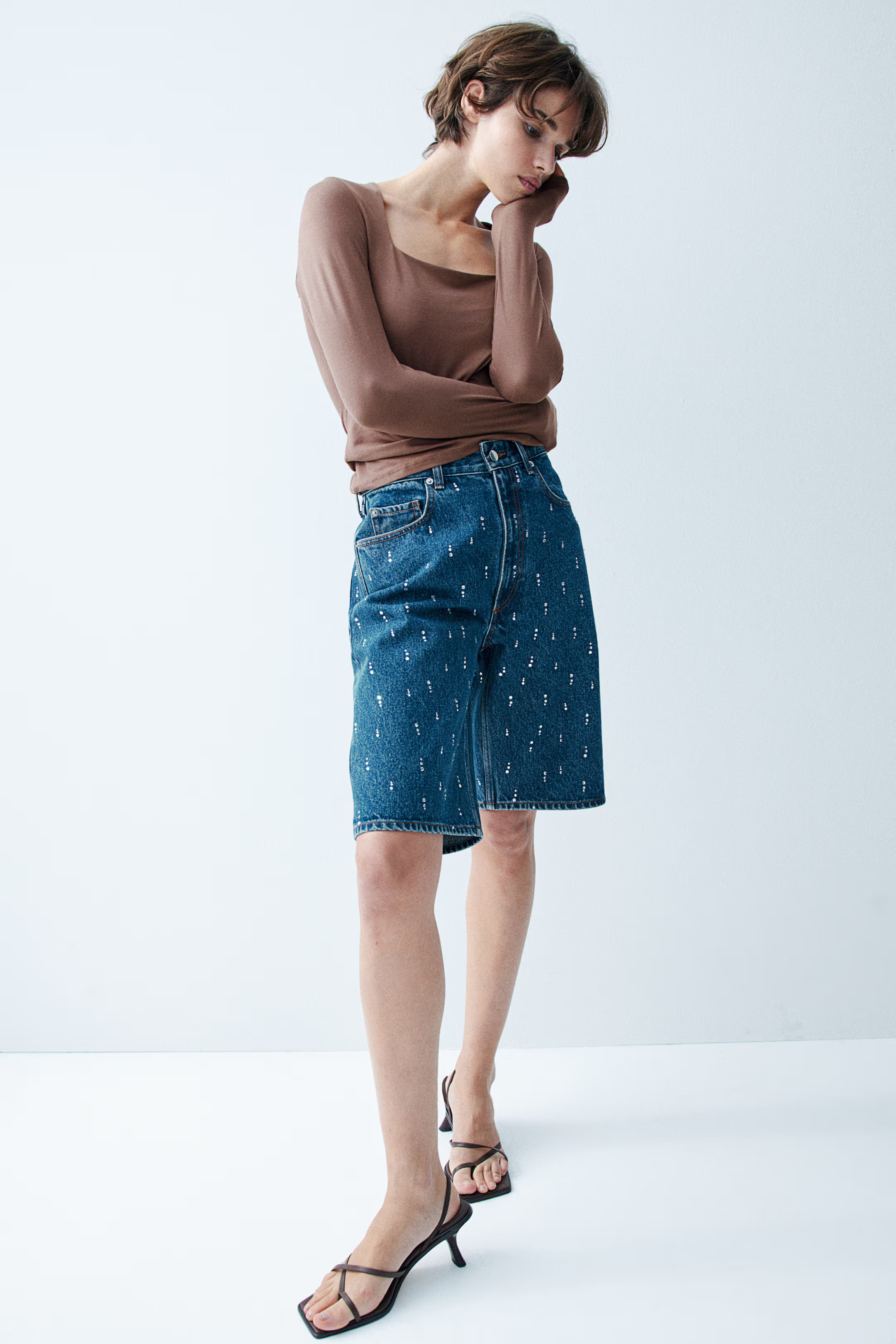 Long-sleeved jersey top - Black - Ladies | H&M GB | H&M (UK, MY, IN, SG, PH, TW, HK)