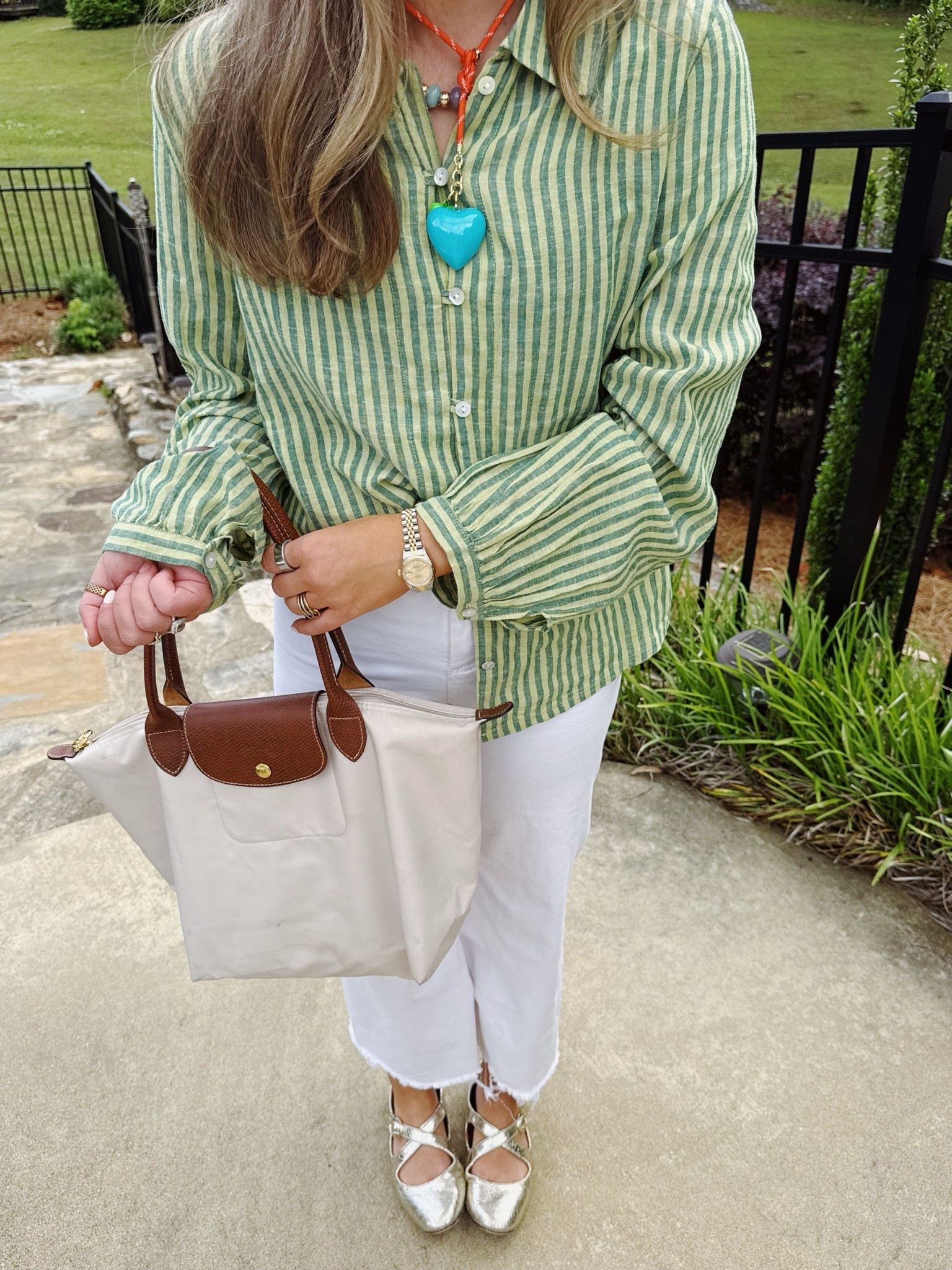 Today’s OOTD 👒 Sooo spring into summer transitional!! I got tons of compliments on my necklace from @Roxanne Assoulin !!! (Yes you need one!!!) 🧡

#LTKootd #LTKSeasonal #LTKU