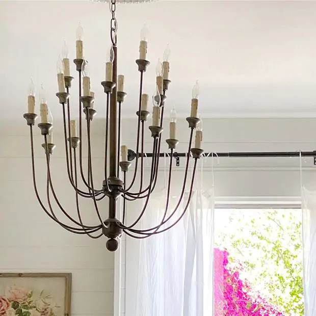 Candle Style Chandelier | Antique Farm House
