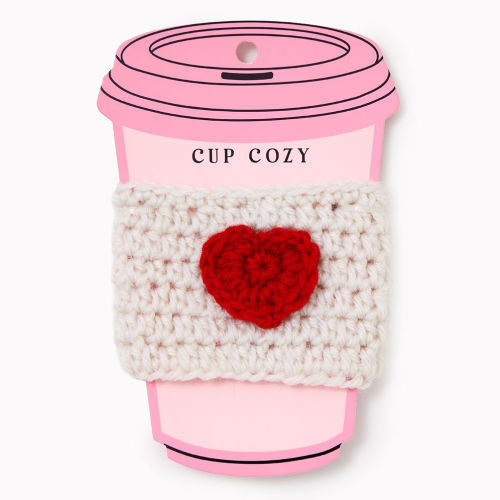 Cup Cozy Crochet with Heart | Barnes & Noble