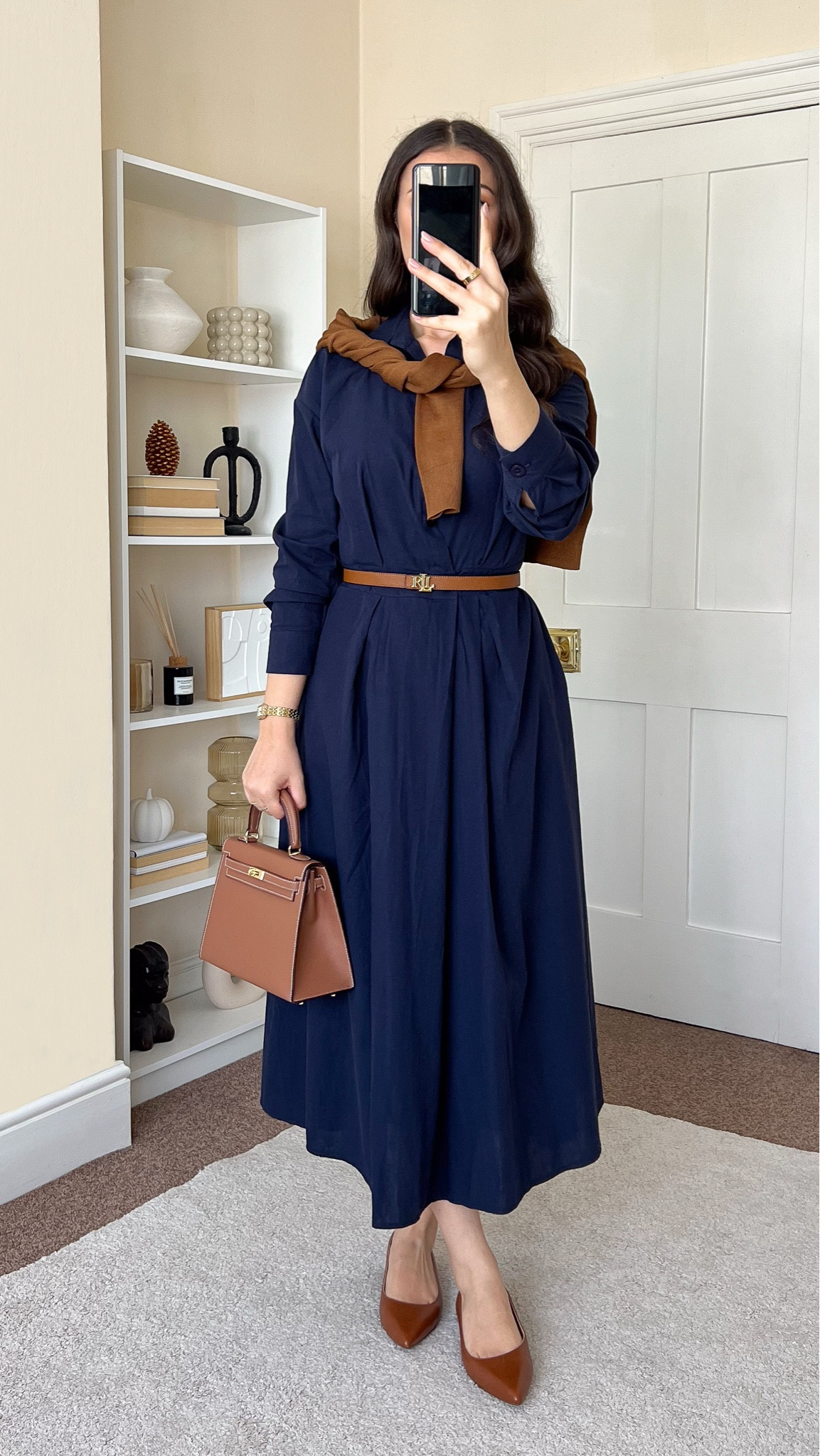 Smart casual transitional outfit. Dress is Amazon, wearing size S.

#LTKuk #LTKautumn #LTKstyletip
