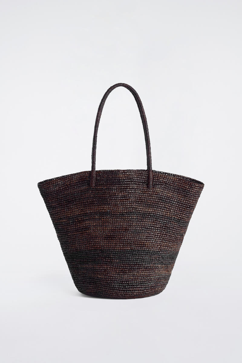 Oversized Hand-Woven Market Tote - Straw | COS (US)