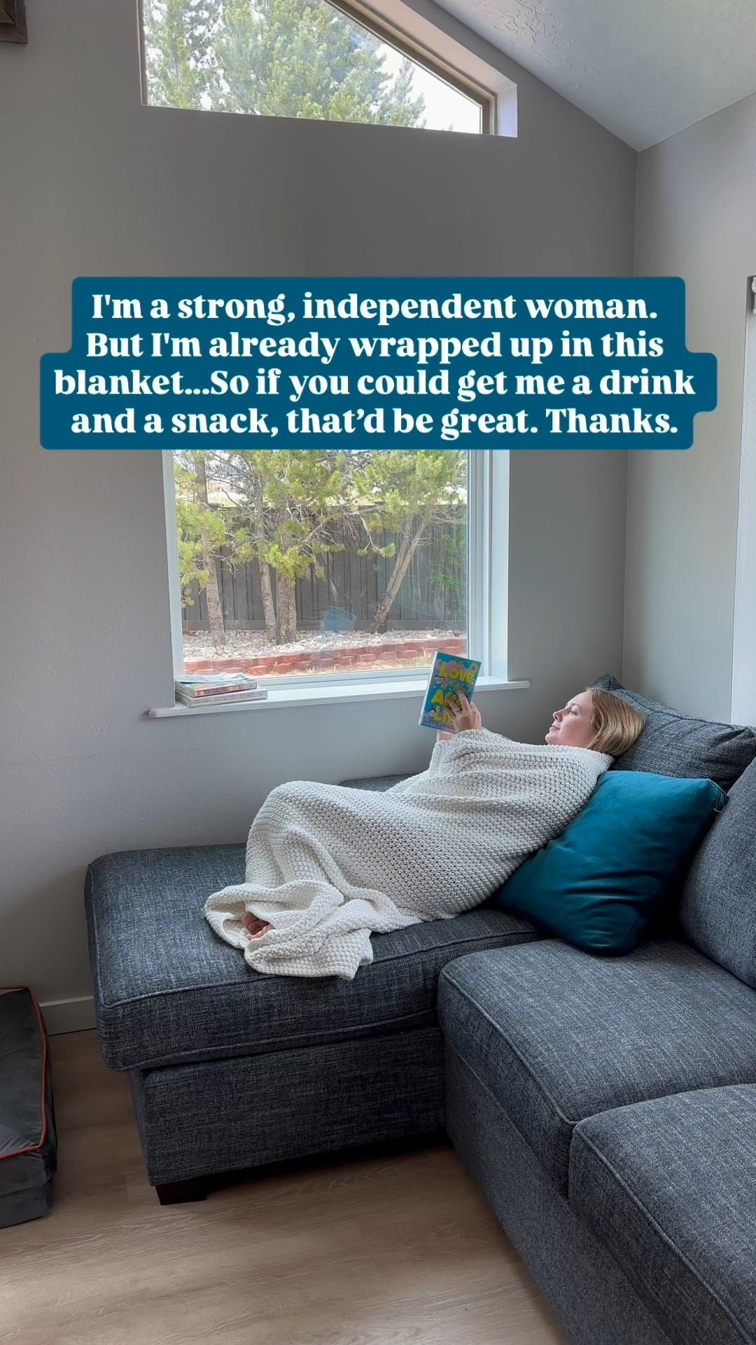 Strong, independent… but also comfy and snack-dependent 😂 
Checkout my current reads and cozy fisherman throw

#RelatableMoments #CozyVibes #SnackQueen #SoftGirlEra #LazyGirlLife #BlanketBurrito #SelfCareIsSnacks #FunnyMoms #HotMessExpress #comfortfirst

#LTKFindsUnder100 #LTKFindsUnder50 #LTKHome

#LTKOver40 #LTKFamily #LTKSeasonal