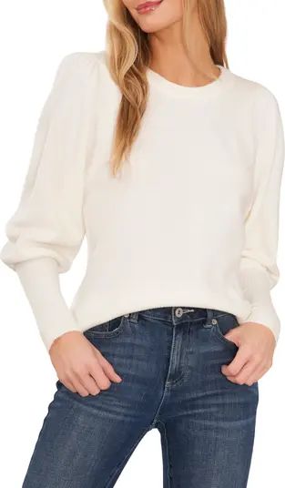 CeCe Puff Sleeve Crewneck Sweater | Nordstrom | Nordstrom