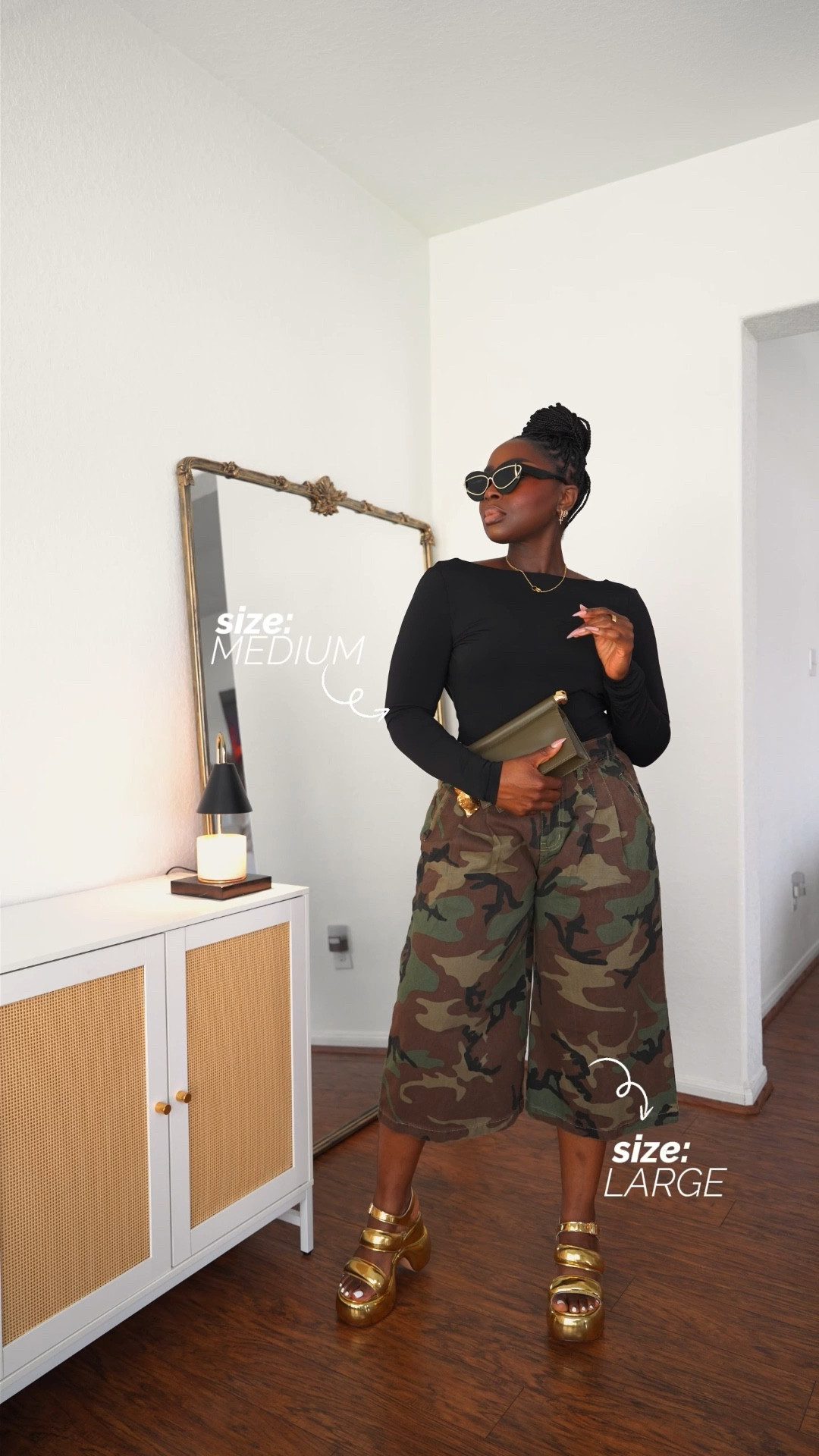 I told you about the progress that my back is making, so yeah… I love a top that’s gonna let the people enjoy the view! #Dynamite #AKIRA #OutfitIdea