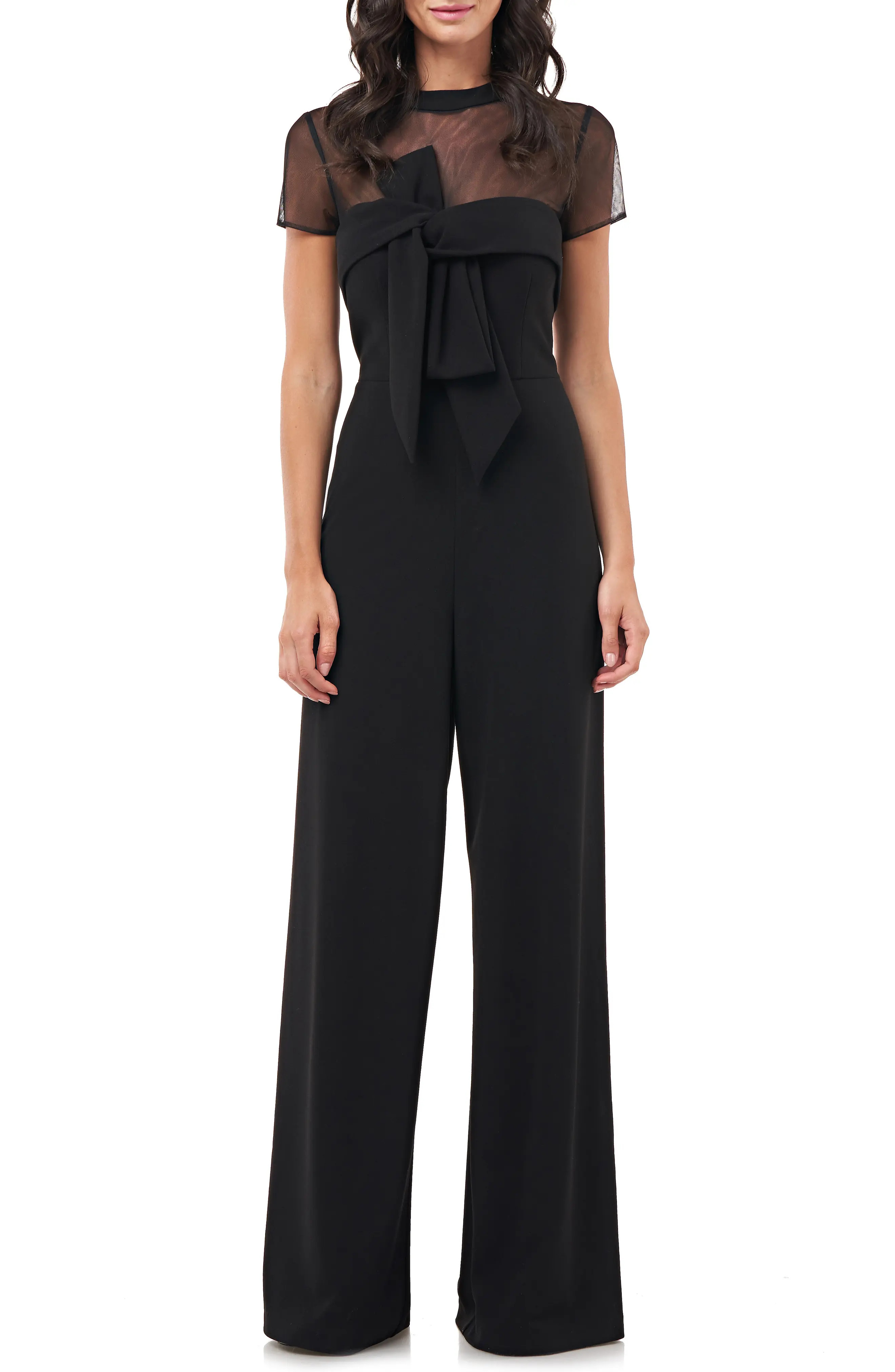JS Collections Stretch Crepe Jumpsuit (Women) | Nordstrom | Nordstrom
