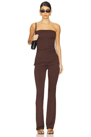superdown Annalise Pant Set in Brown from Revolve.com | Revolve Clothing (Global)