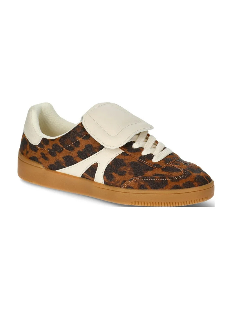 No Boundaries Women's Foldover Lace-Up Sporty Sneakers | Walmart (US)