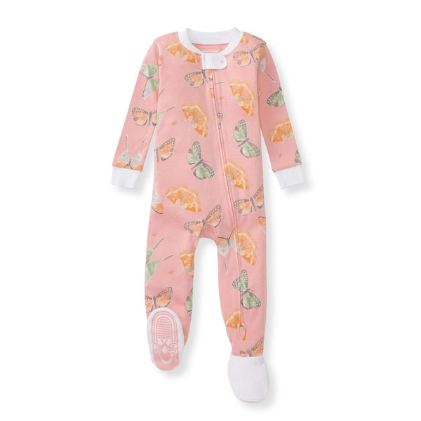 Desert Moths Organic Baby Girl Pajamas | Burts Bees Baby