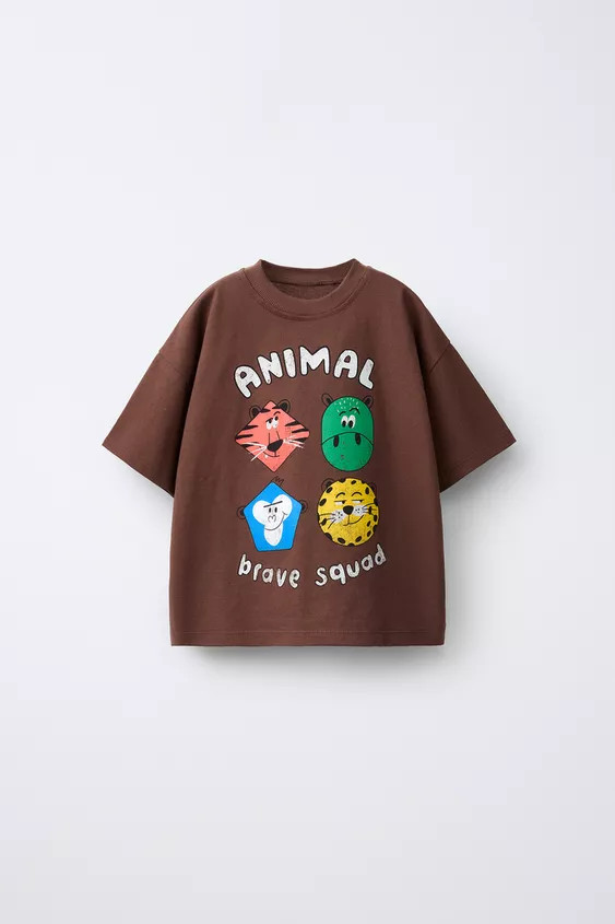 ANIMAL PRINT T-SHIRT | Zara US