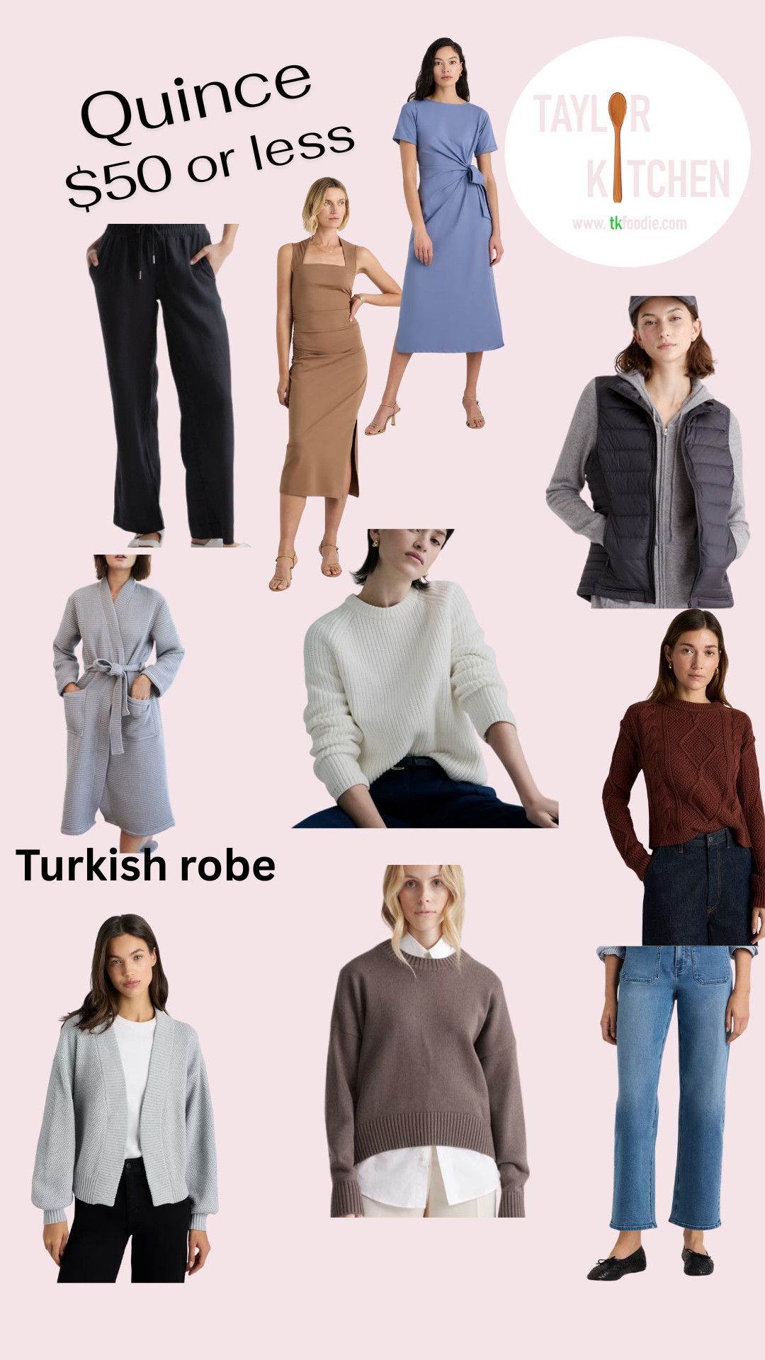 Quince = quality without the crazy price tag.🏷️.  I've picked some great pieces that are all $50 or under.  🥰 

 #LTKSaleAlert