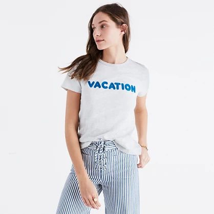 Embroidered Vacation Tee | Madewell