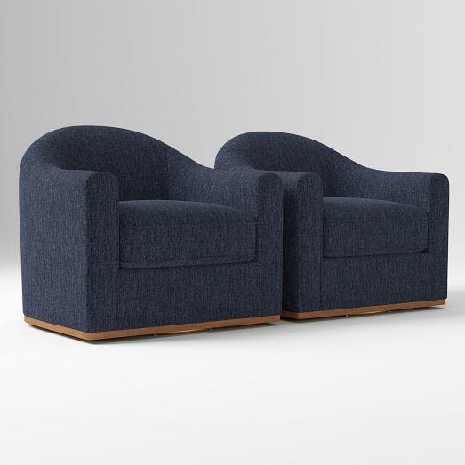 Bennett Swivel Club Chair | West Elm (US)