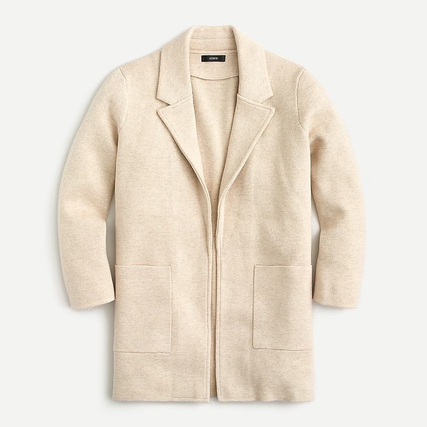 Sophie open-front sweater-blazer | J.Crew US