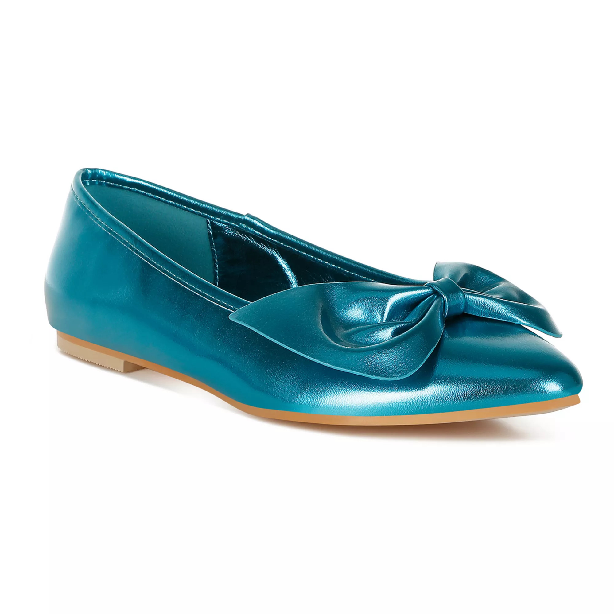 Rag & Co Bromelia Women's Metallic Ballet Flats | Kohl's
