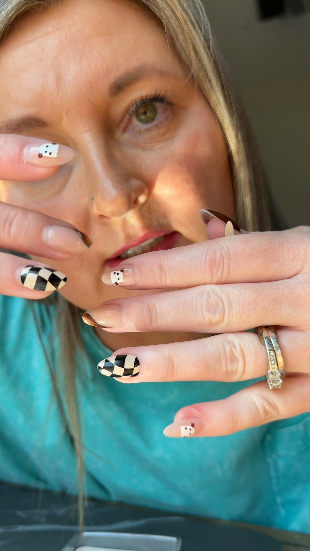 Getting spooky but make it cute 👻💅 Sharing my Halloween nails from @Glamnetic how I remove my old press-ons and apply the new set! Obsessed is an understatement 🖤✨

#HalloweenNails #PressOnNails #GlamneticPartner #FallBeauty #NailVlog


#LTKBeauty #LTKStyleTip