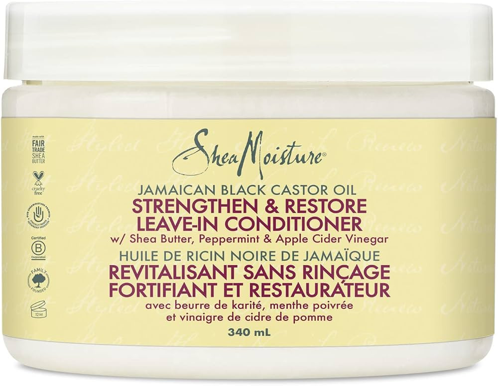 SheaMoisture Jamaican Black Castor Oil Strengthen & Restore for Damaged or Chemically Processed H... | Amazon (CA)