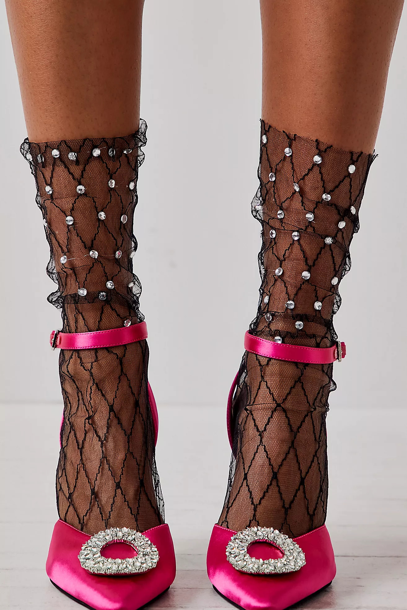 Diamonds And Pearls Sheer Socks | Free People (Global - UK&FR Excluded)