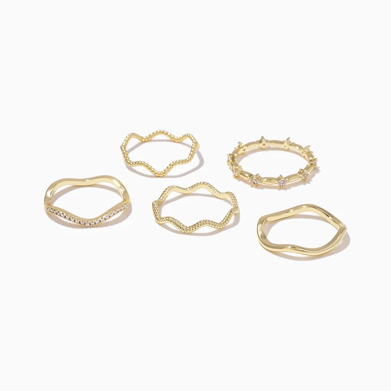 Vintage 5 Layered Ring Set | Uncommon James