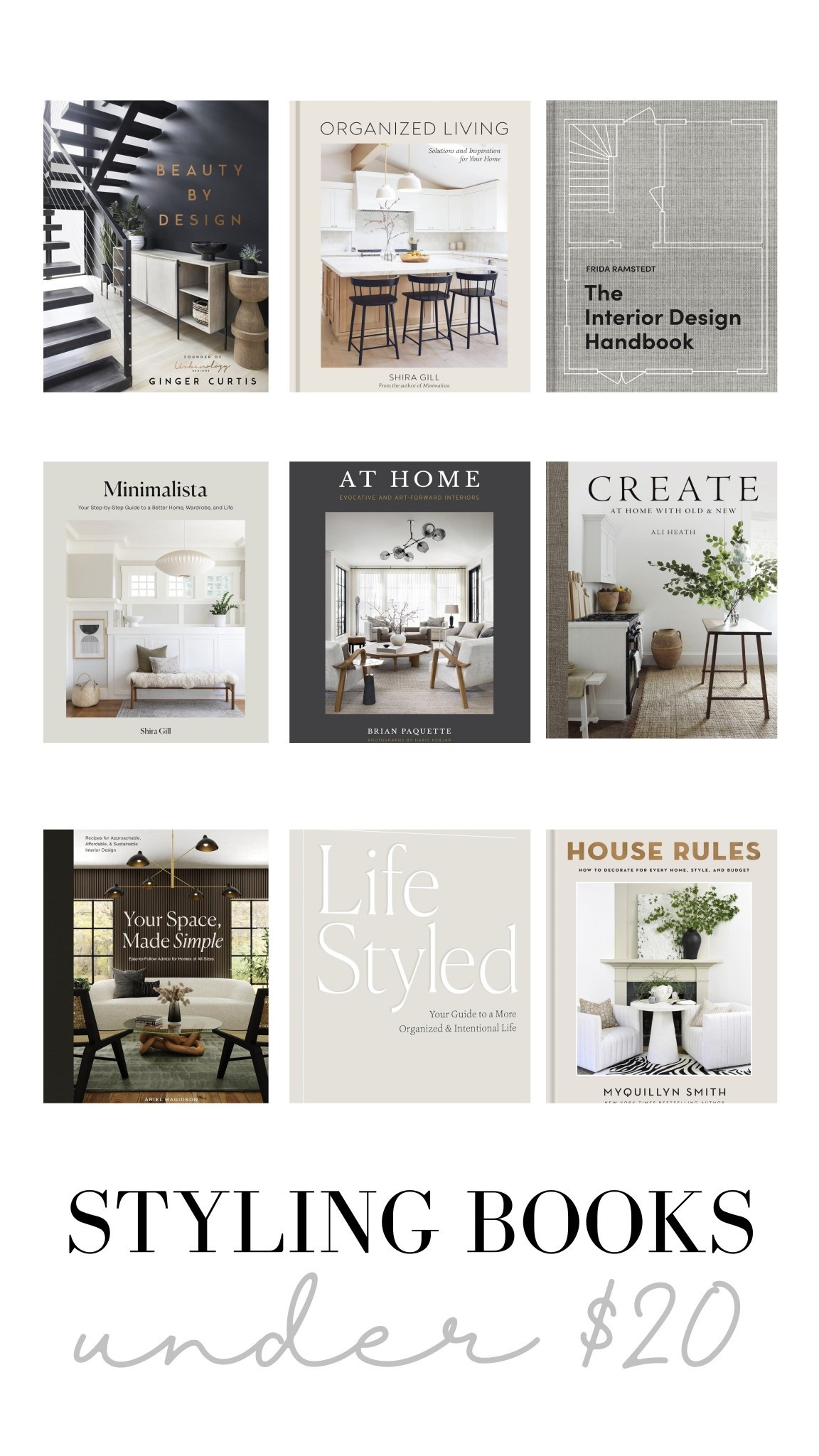 Amazon interior design books that I use for styling and staging. These are all under $20! 

#LTKHome #LTKFindsUnder100 #LTKFindsUnder50