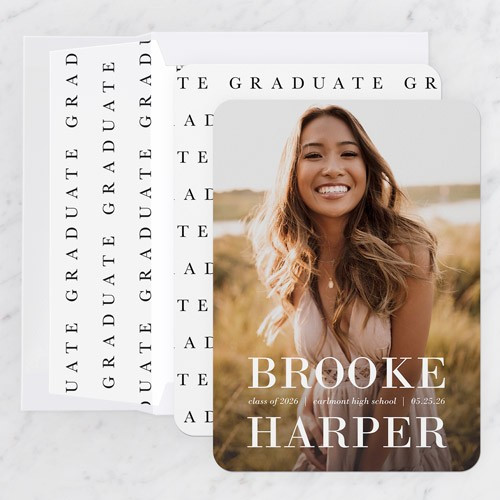 Basic Namesake 5x7 Personalized Foil Card by Yours Truly | Shutterfly