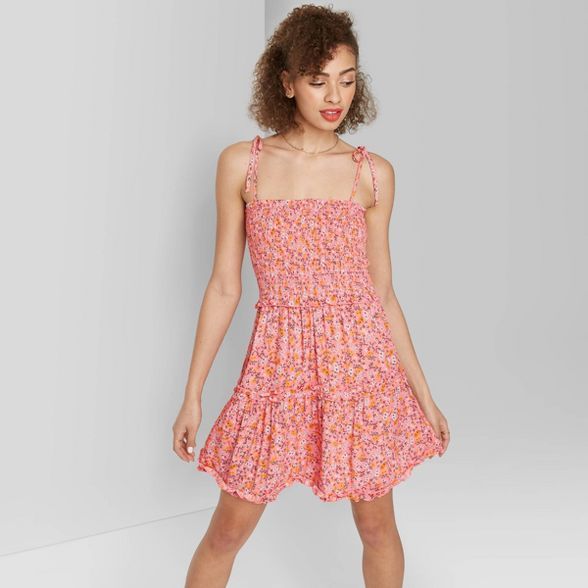Women's Sleeveless Smocked Tiered Dress - Wild Fable™ (Regular & Plus) | Target