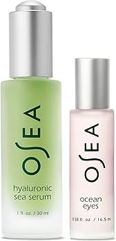 OSEA Super Serum Full Size Set - Hyaluronic Acid Sea Serum 1 oz & Ocean Eyes Age-Defying Eye Seru... | Amazon (US)