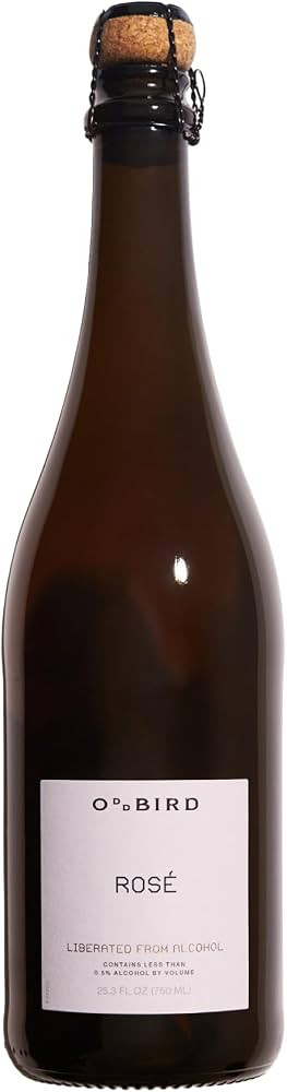 Oddbird Sparkling Non Alcoholic Rose, Gluten Free, Non-Alcoholic Champagne, Zero Proof with Dealc... | Amazon (US)