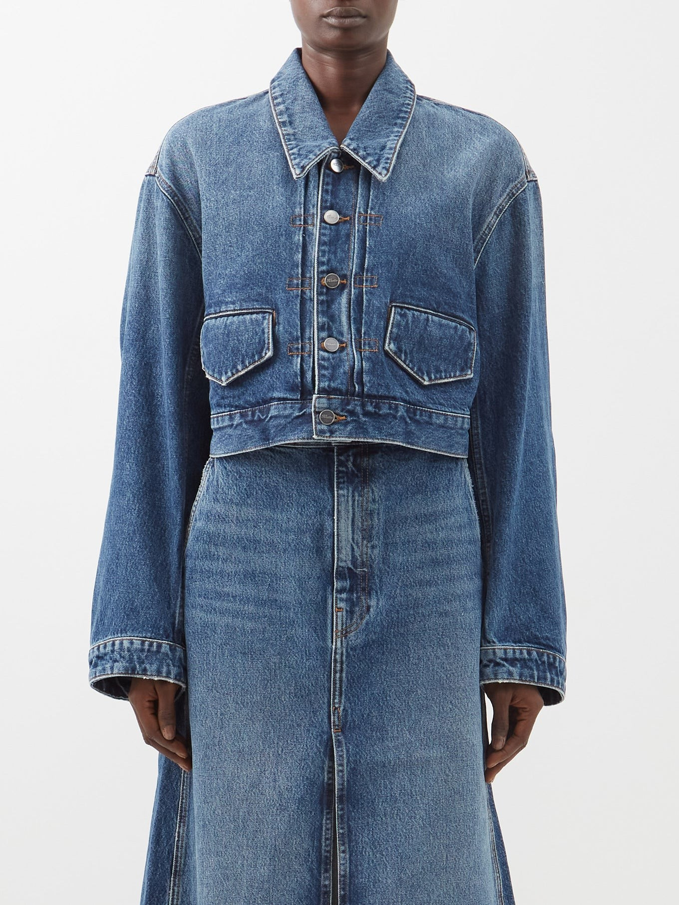 Combly cropped denim jacket | Matches (UK)