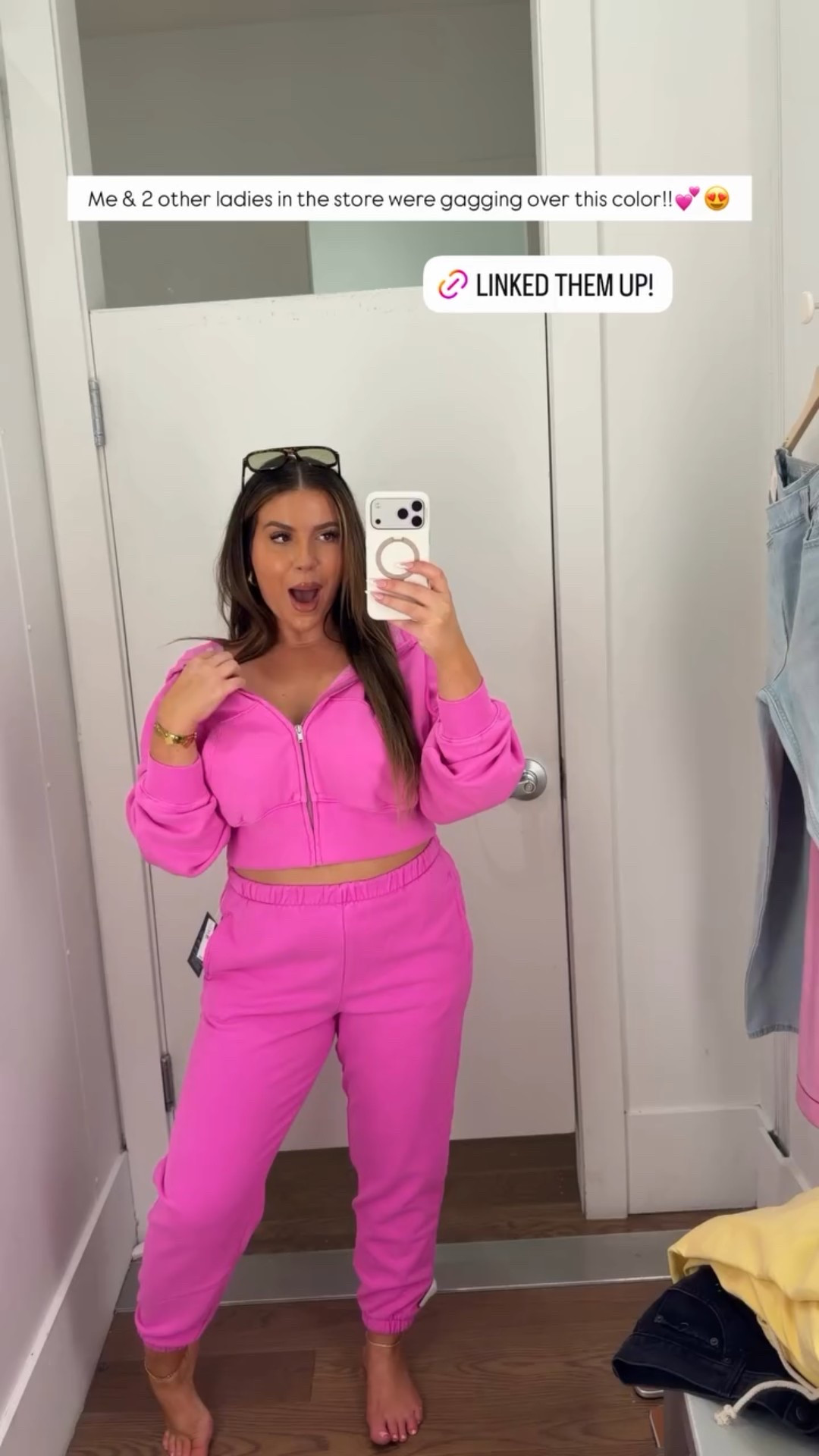 STOP😍 HOW cute is this set?!💕 sized down to a M (typically a L) 

#LTKMidsize #LTKSaleAlert