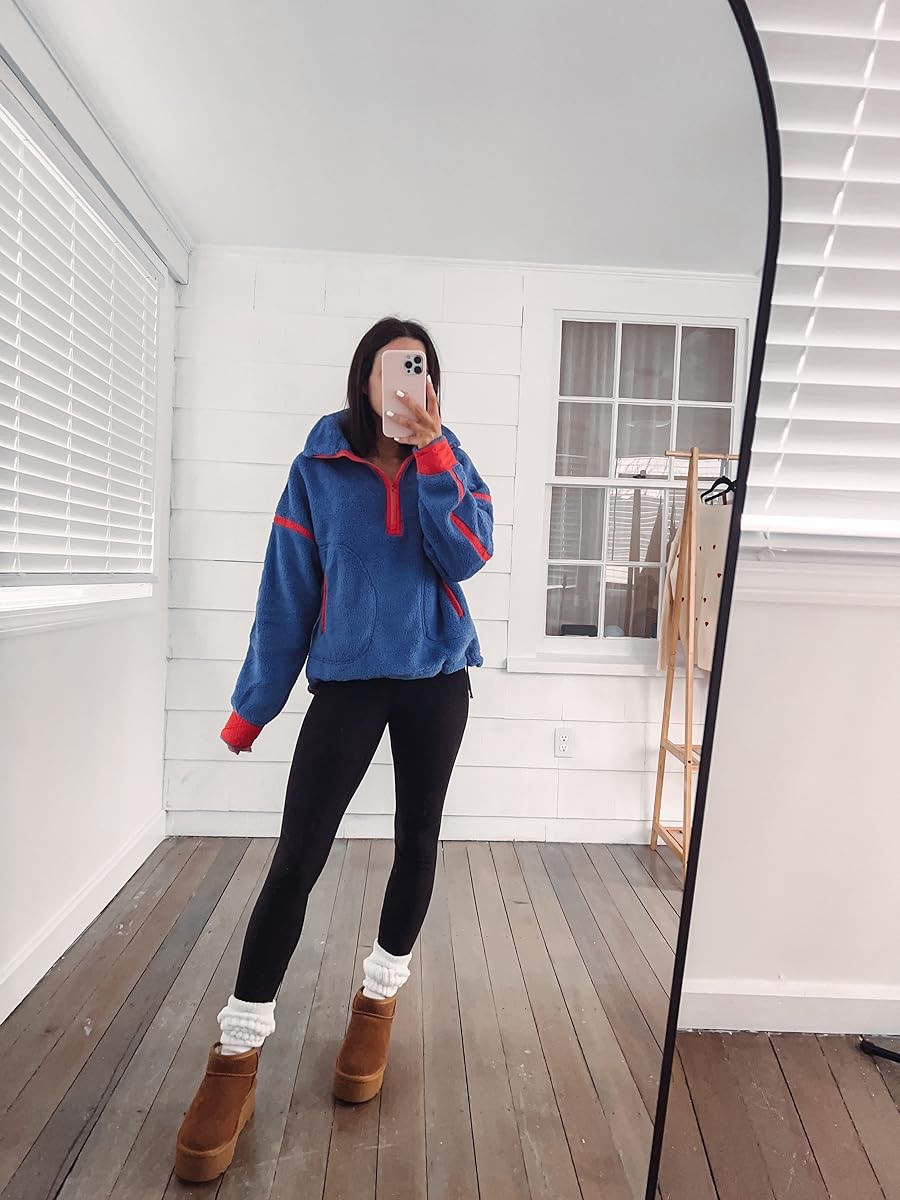 Pullover wearing a S, leggings wearing XS, ove these slouch socks and boots - sized down a full size in the boots they run big! 

 #LTKSeasonal #LTKActive