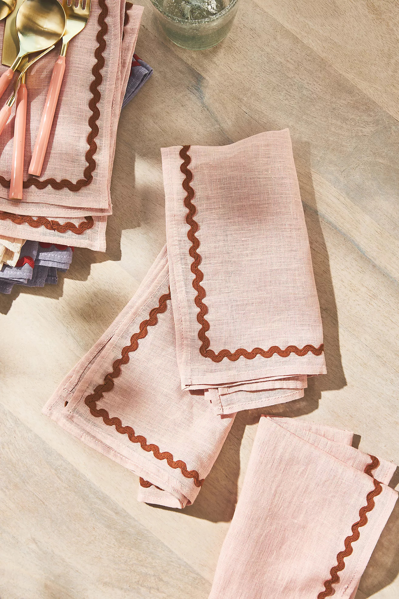 Chan Luu Linen Napkins, Set of 4 | Anthropologie (US)