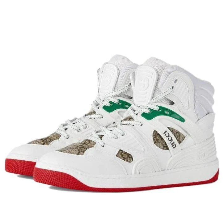 (WMNS) Gucci Basket High 'White Demetra Red' | KICKS CREW
