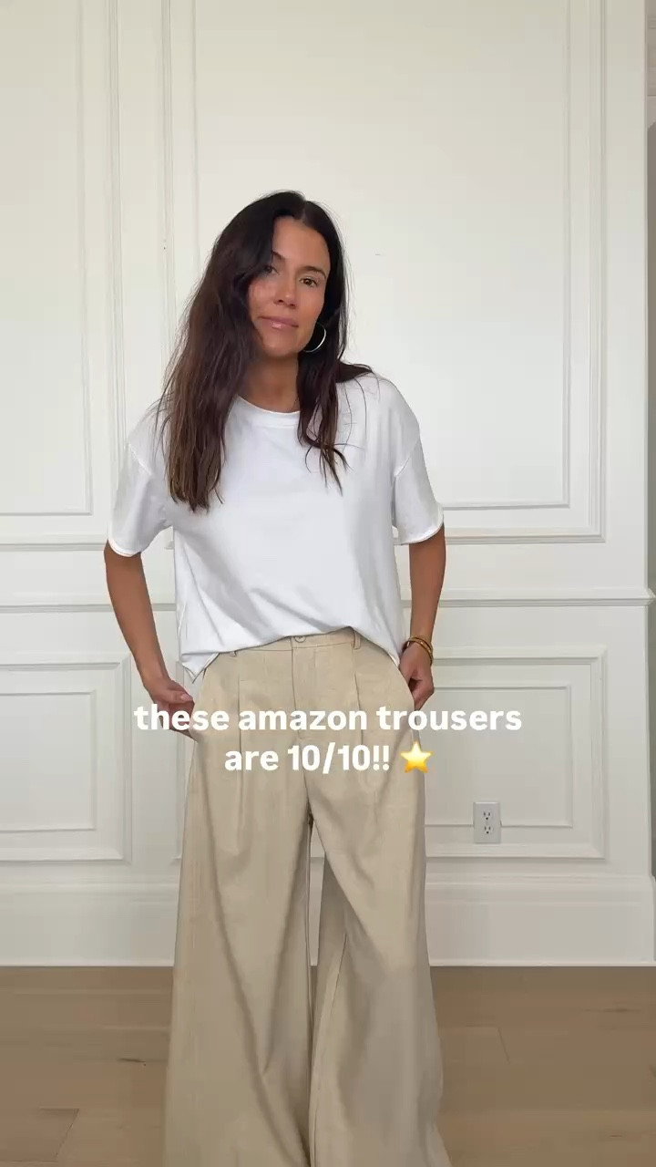 These Amazon trousers are 10/10!! I’m wearing size small regular 〰️

@amazon @amazonfashion

Work outfit, work pants, workwear, spring outfit, travel outfit 

#LTKWorkwear #LTKootd #LTKOver40