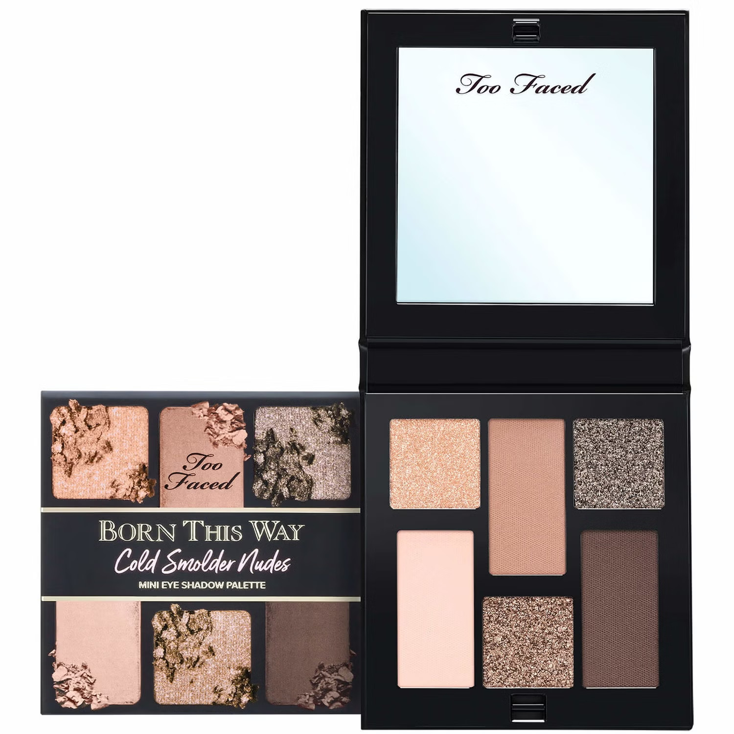 Too Faced Born This Way Cold Smolder Nudes Mini Eyeshadow Palette | Cult Beauty