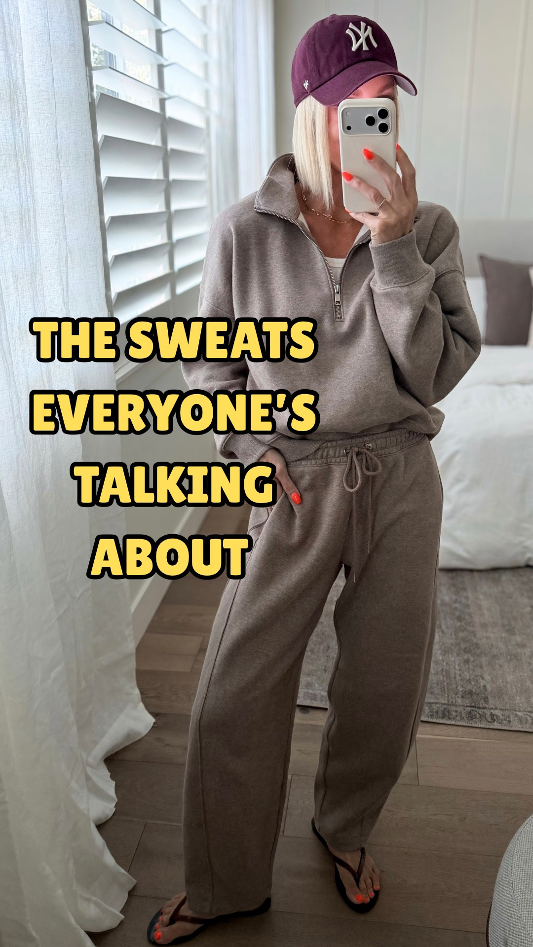 I finally drank the Kool-Aid on these @abercrombie sweats… and yep, I get it! 
The best part: they come in several colors, and 3 inseam options for the perfect fit!
I’m wearing a medium in both (regular length), but probably should’ve sized down in sweatpants to a small.

#LTKfitnessgoals #LTKmomlife #LTKOver40